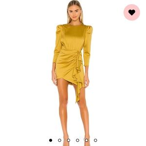 Revolve NBD Pandora Dress in Mustard Yellow - size L - NWT - Never worn.